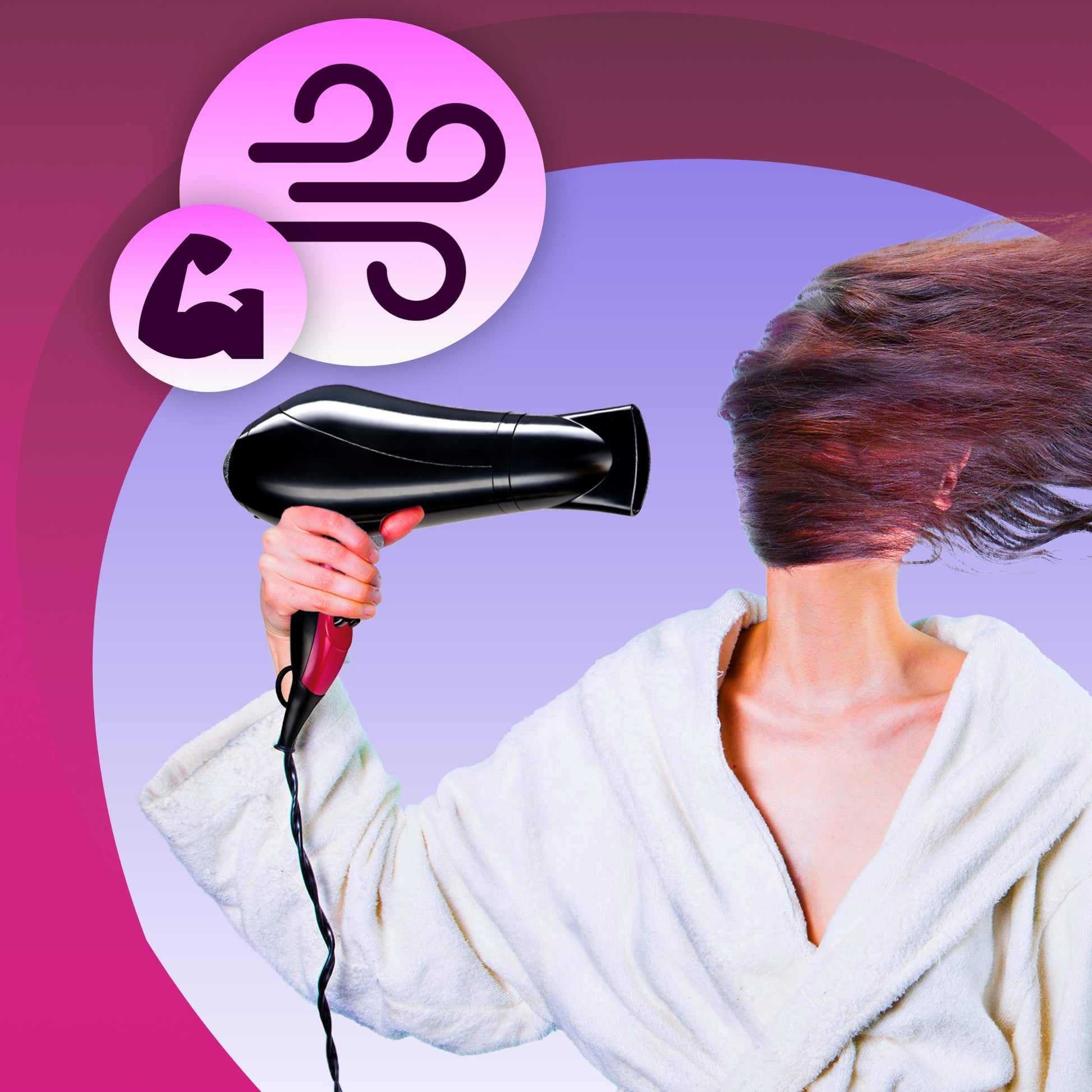 RTO 4-in-1 Hair Dryer, 2000 W, High Power, 3 Speeds, Diffuser, Concentrator, Air Blast – image 3
