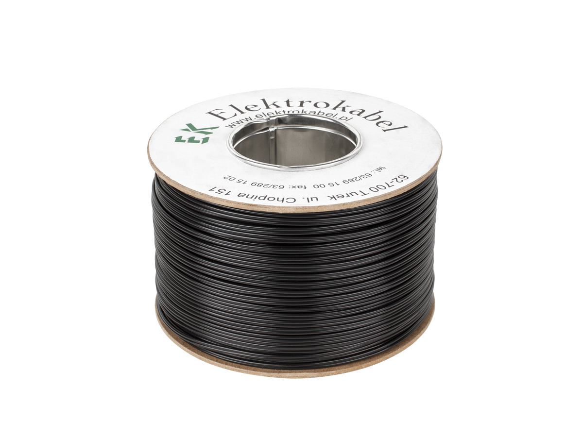 ELEKTROKABEL SMYp Speaker Cable, 2 x 0.22 mm, Black, 300 m