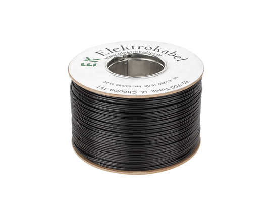 ELEKTROKABEL SMYp Speaker Cable, 2 x 0.22 mm, Black, 300 m
