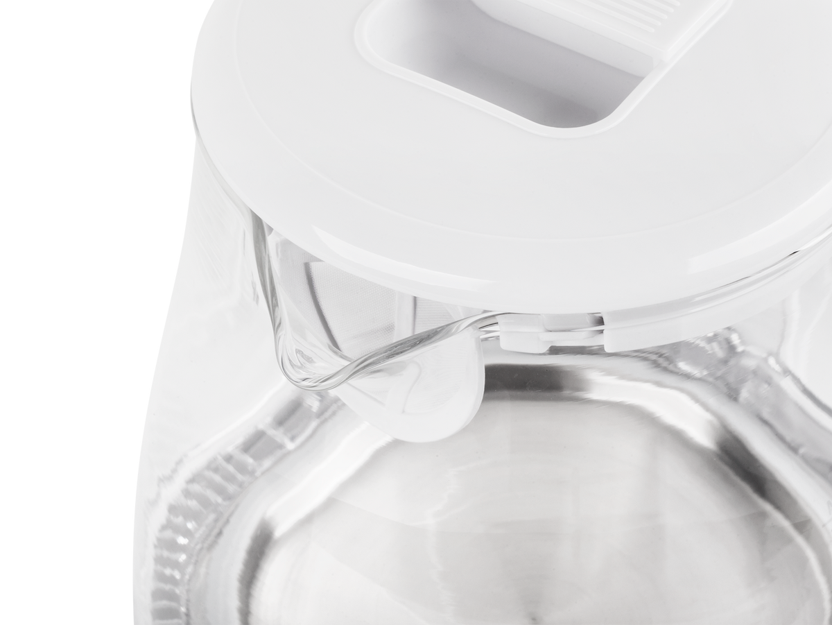 Teesa Electric – TEESA Electric Kettle, Glass, 1630 W, White, 1 L – image 2