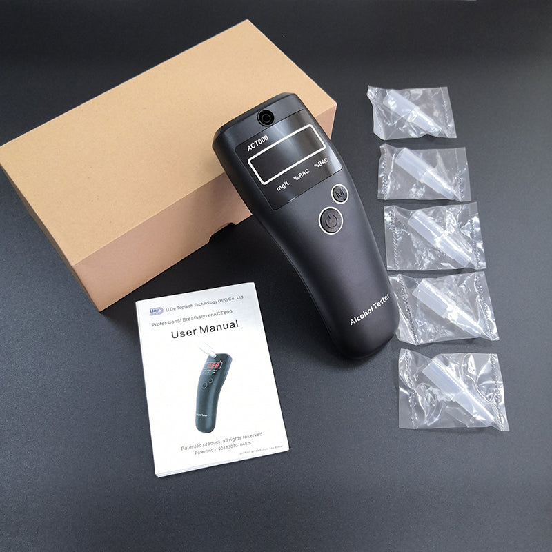 RTO Cosmetics – Precision Breathalyzer with 5 Calibrations and Mouthpieces - E263 – image 4
