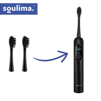 SOULIMA The remaining – Black Toothbrush Heads, 2-Pack, Soulima 26932 – image 12