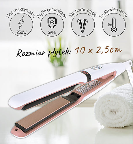 ADLER Hair – AD 2321 Hair Straightener - Ceramic with Temperature Control – image 7