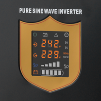 Kemot KEMOT PROsinus-2200 Uninterruptible Power Supply (UPS) — a power converter with a pure sine wave output and a charging function — 12V, 230V, 2200VA/1600W — black – image 4