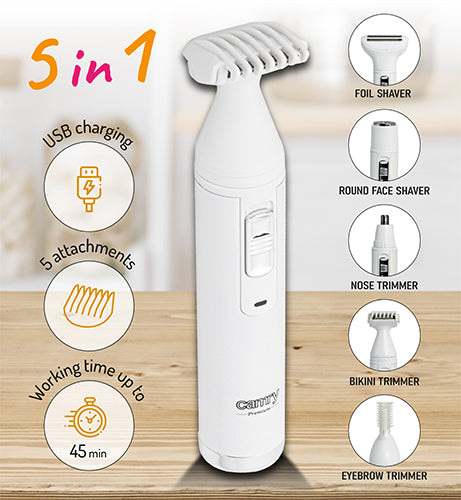 CAMRY CR 2935 Foil Shaver with Trimmer - Multifunctional Body Grooming Set – image 15