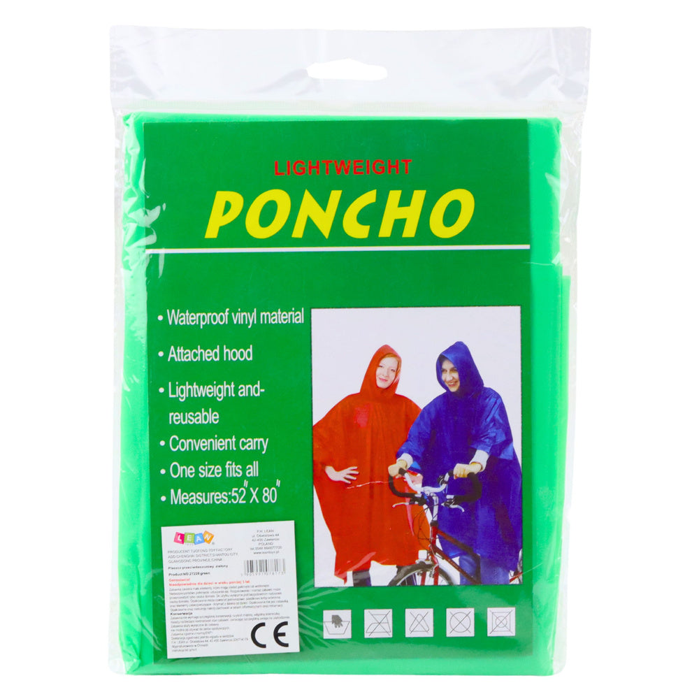 LEAN The remaining – Reusable Green Rain Cape, 132 x 203 cm – image 4