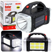 LEAN The remaining – HB-1678 38W Multifunctional Wide-Angle Solar LED Flashlight