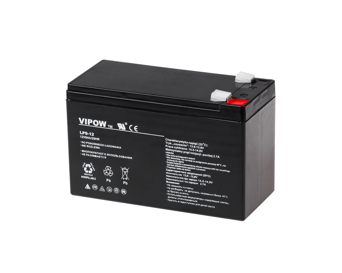 Vipow Gel batteries – VIPOW 12V 9Ah Gel Battery