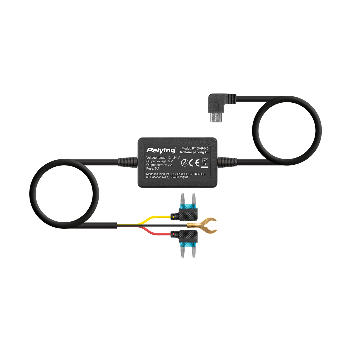 Peiying Dash cams, car – Power Adapter for the Peiying Dash Cam