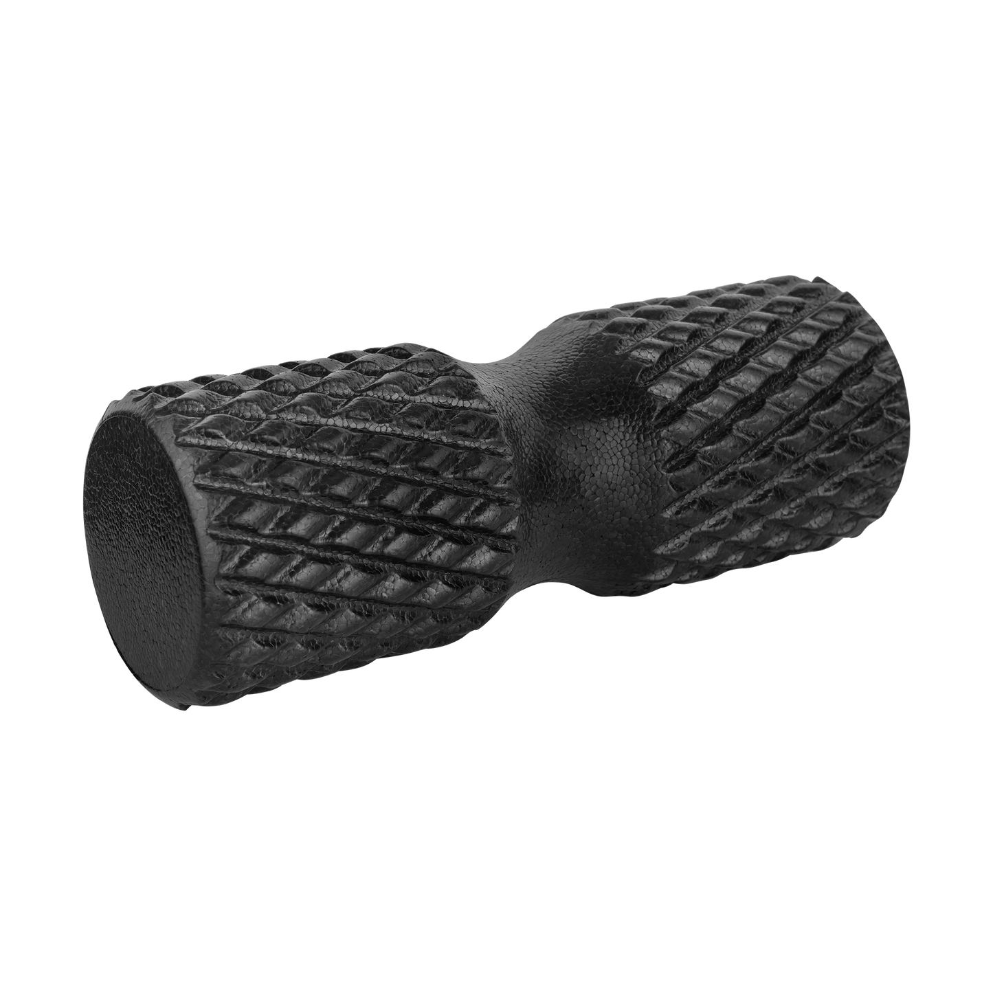 Rebel Massage roller with nubs, 15x42 cm, black, EPP material, REBEL ACTIVE