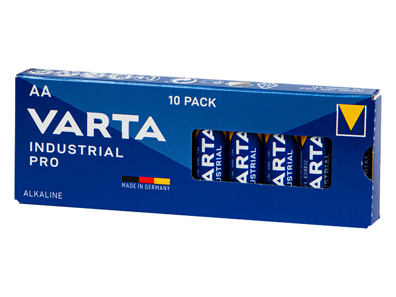 Blow Alkaline – 82-581# Varta Industr Industrial AA (LR6) Alkaline Battery, 10-pack