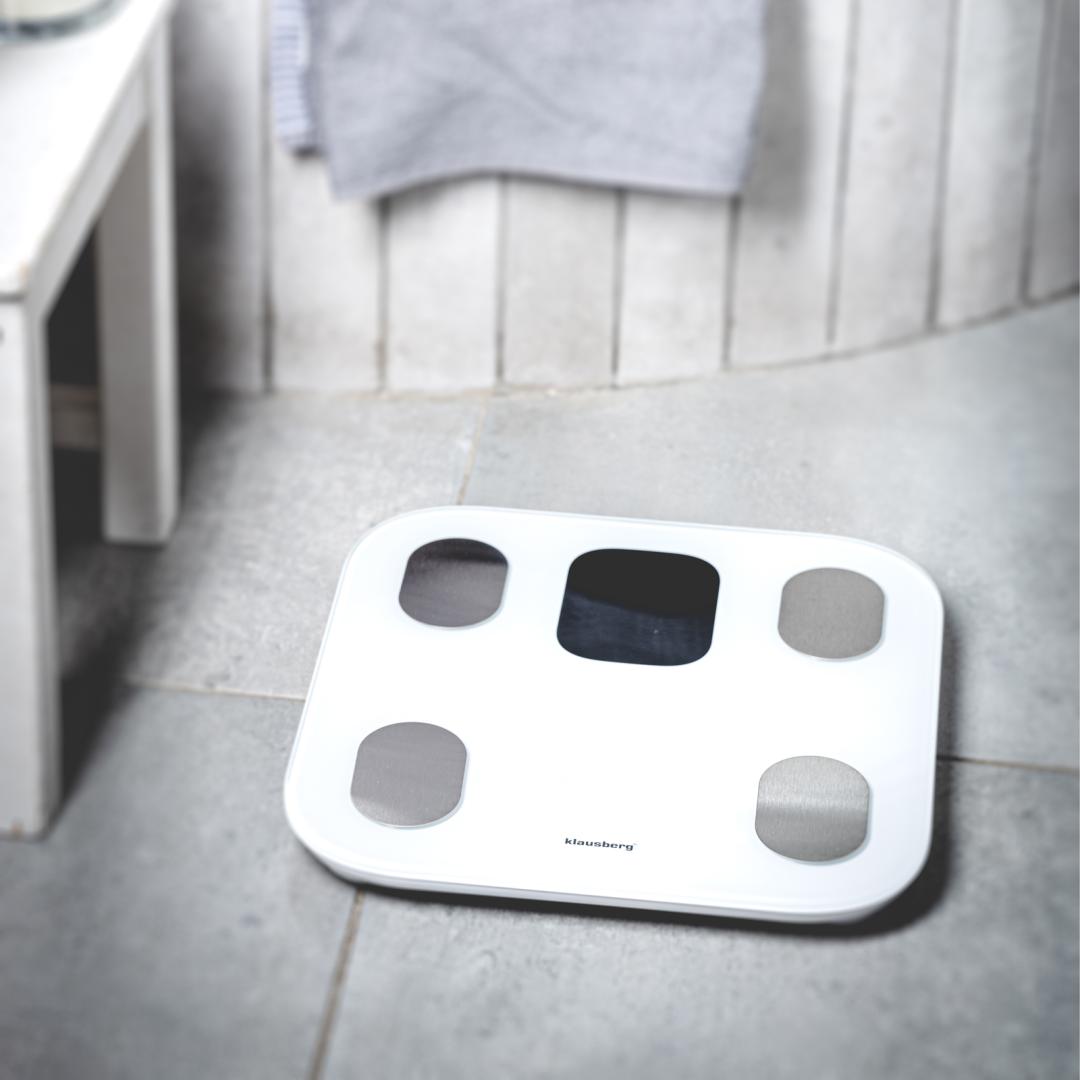 Klausberg Electronic bathroom scale with body composition analyzer, white, Klausberg, KB-7855 – image 10