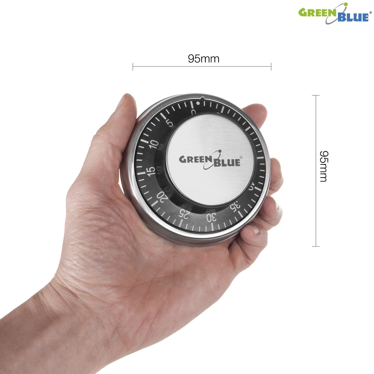 GreenBlue Kitchen Thermometers and – GB152 51348 Mechanical Magnetic Timer and Stopwatch – image 4