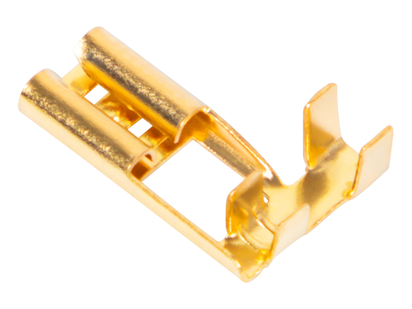 Blow Connectors – 43-124# Uninsulated flat female connector, 4.8/17, angled, 100 pcs.