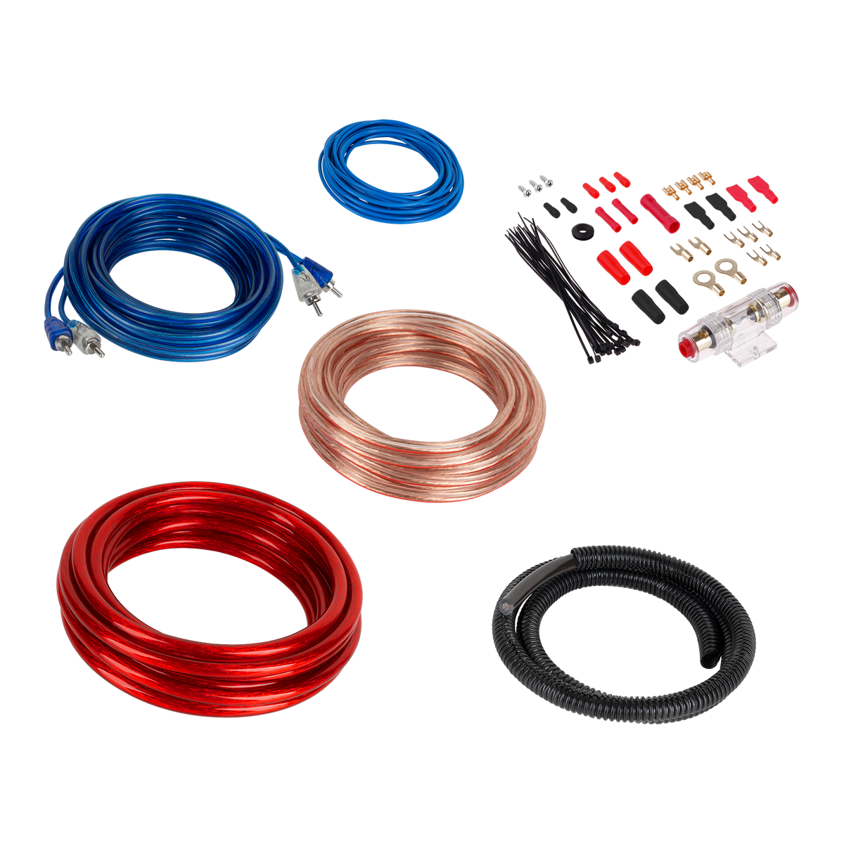 Kruger&Matz Cable Sets for Amplifiers – Mounting Kit for Kruger&amp;Matz Amplifiers; KM0010
