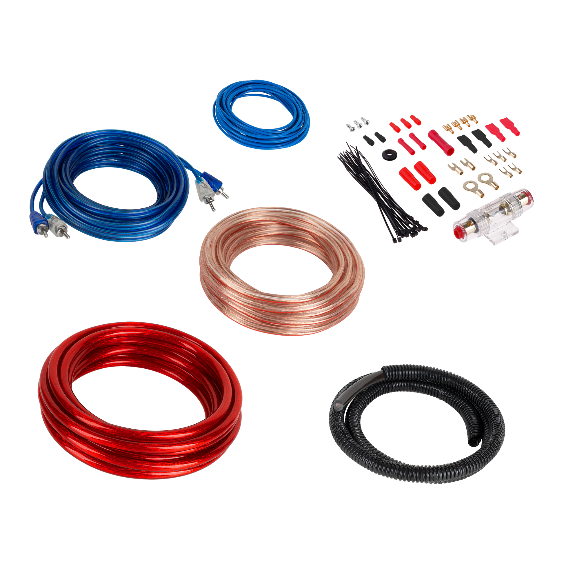 Kruger&Matz Cable Sets for Amplifiers – Mounting Kit for Kruger&amp;Matz Amplifiers; KM0010