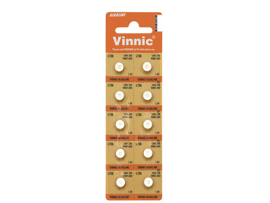 Blow 8727# AG 3 battery, blister pack, L736, LR41, Vinnic, 10 pcs