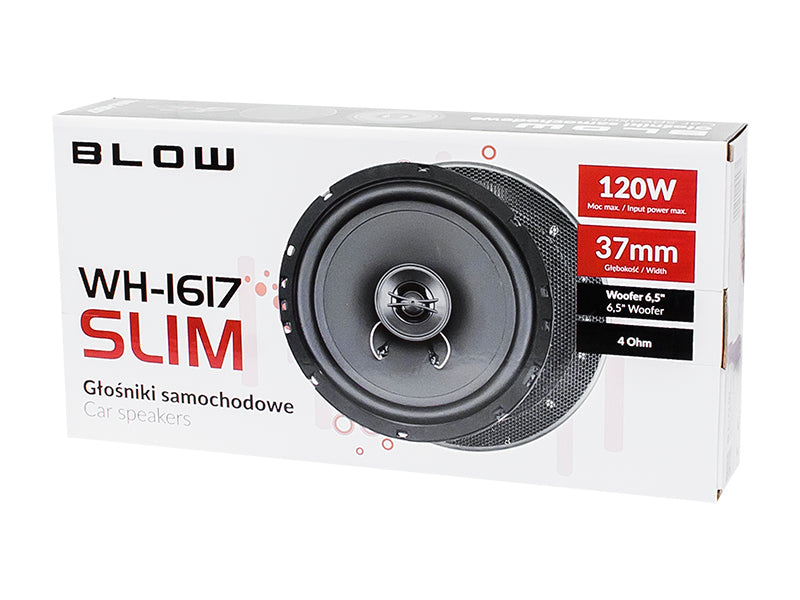 Blow Car Speakers – 0968# Blow WH-1617 Slim 6.5" 2-way speaker set – image 3