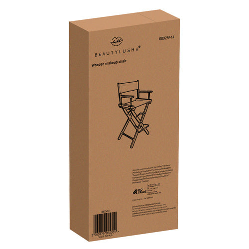 BEAUTYLUSHH The remaining – Beautylushh 25414 Wooden Makeup Chair – image 3