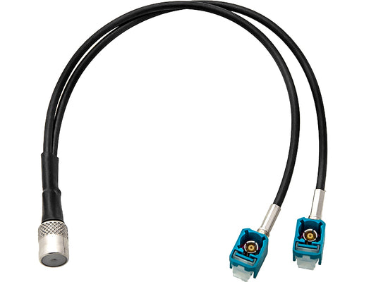 Blow Antenna – 0133# Ford 2xFakra(M) Car Antenna Adapter - ISO Socket