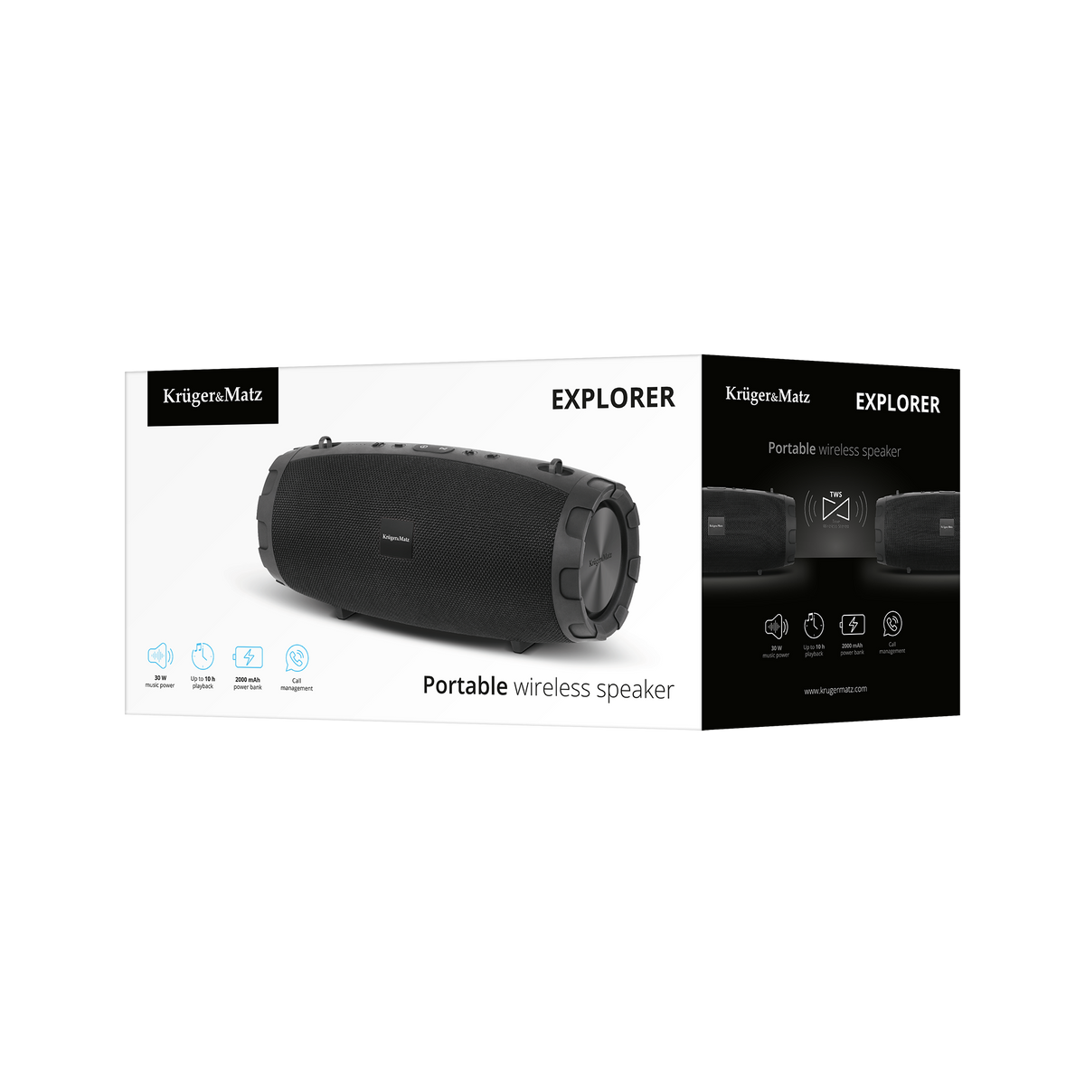 Kruger&Matz Portable Speakers – Kruger&amp;Matz Explorer Portable Bluetooth Speaker – image 8