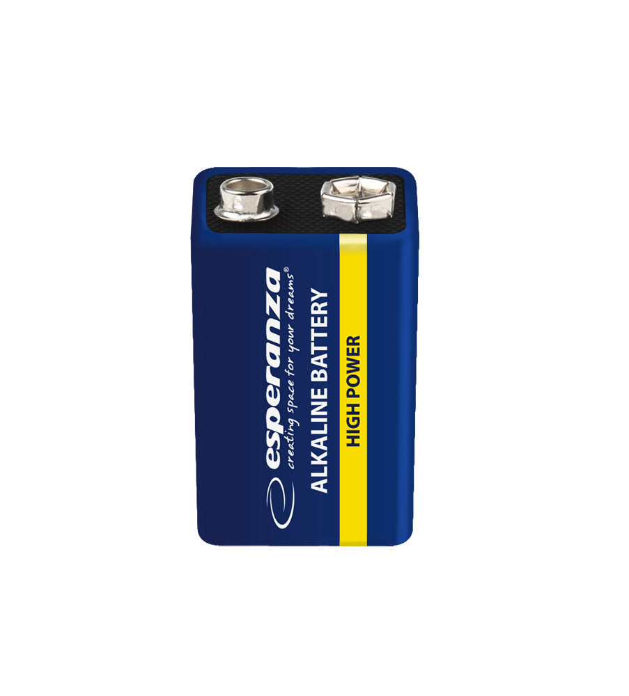 Esperanza Alkaline – EZB110 Esperanza Alkaline Battery 6LR61, 1 piece, blister pack