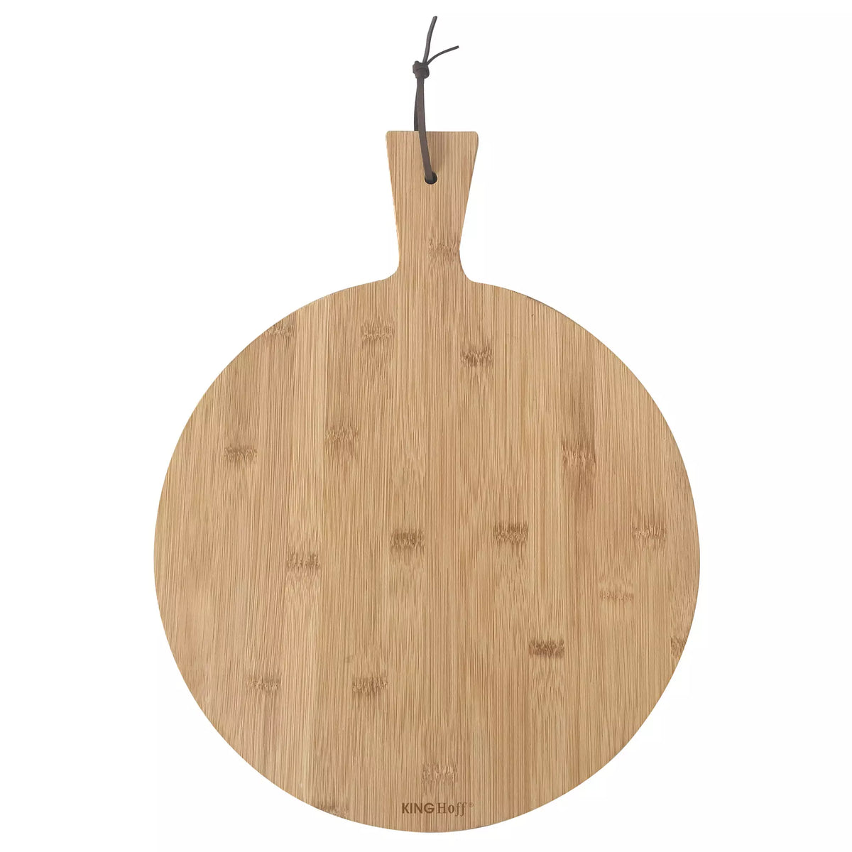 KINGHoff Kitchen Accessories – 30 cm diameter pizza serving board, Kinghoff bamboo