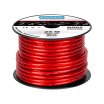Cabletech Power and Ground – 6Ga OD 8mm CU Car Cable, 25m