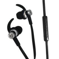 Esperanza EH201KS Esperanza In-Ear Headphones with Microphone and Volume Control, EH201, Black and Silver – image 2