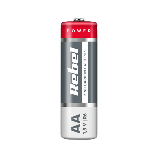 Rebel Alkaline, coin-cell, and zinc-carbon batteries – REBEL R6 Zinc-Carbon Batteries