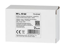 Blow Switching, industrial – 70-624# 12V/2.50A 30W Black Flush-Mount Switching Power Supply – image 2