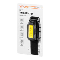 Orno Flashlights – LED Headlamp, 250 lm, 500 mAh, CCT, adjustable head – image 4