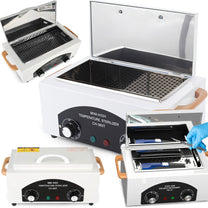 RTO 300W Hot Air Sterilizer with Timer, 220°C Instrument Disinfection, White - ER1258