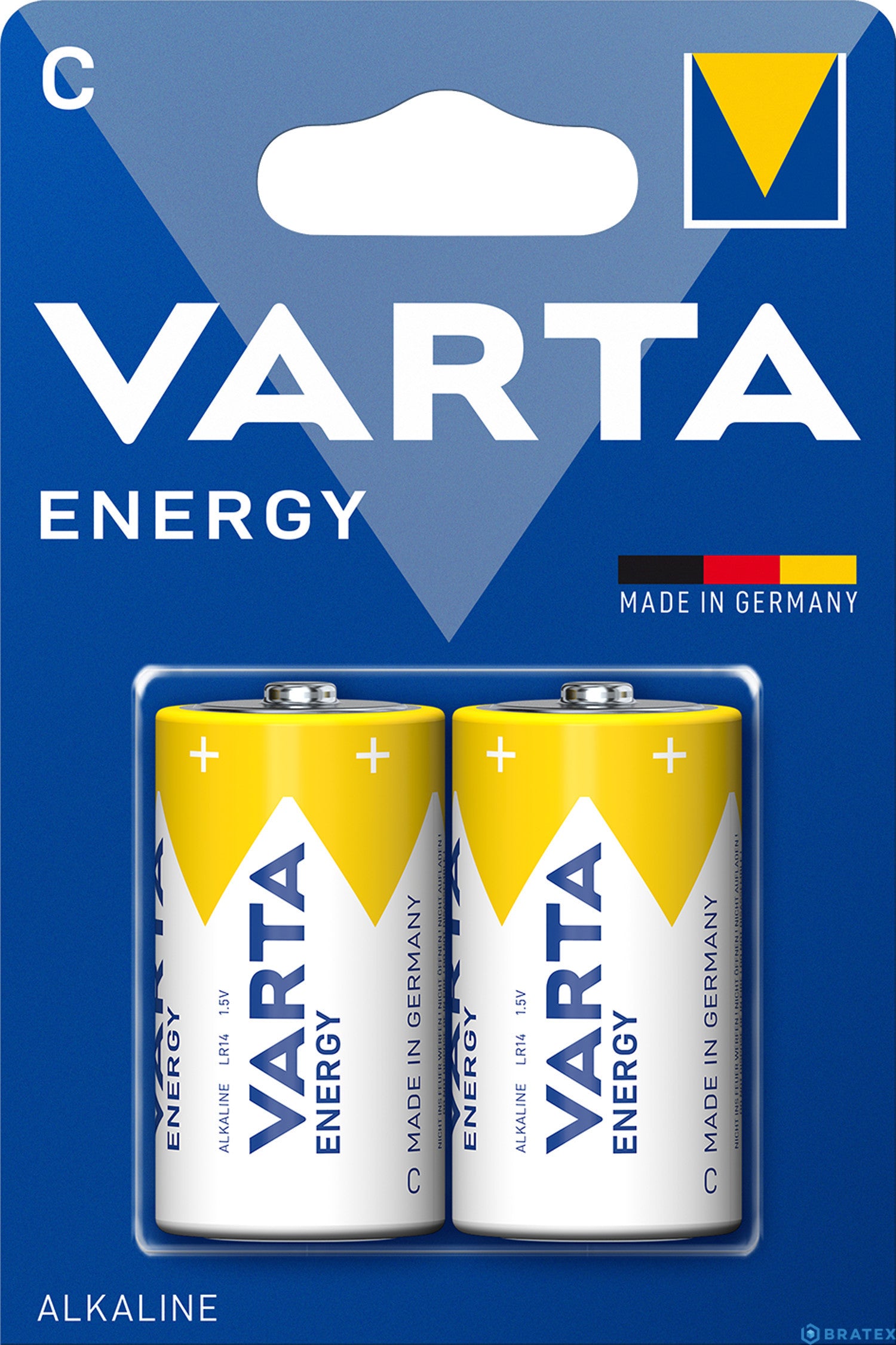 Varta Alkaline – 2x Varta Energy R-14 LR14 C 1.5V Alkaline Batteries