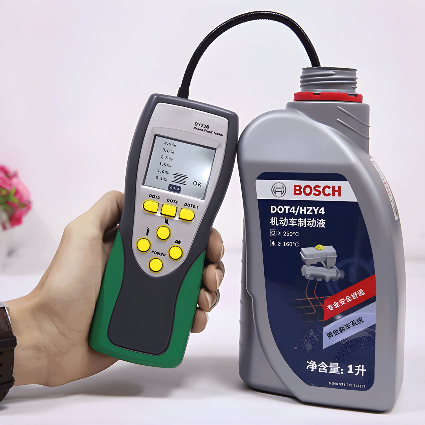 RTO Digital LCD Brake Fluid Tester (DOT 3, 4, 5) with Probe—Universal Meter – image 2