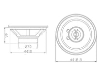 Blow Car Speakers – 0978# Blow WH-1316 5" 2-way car speaker set – image 2