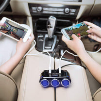 RTO The – Cigarette Lighter Splitter with 2 USB Ports and Charger – image 3