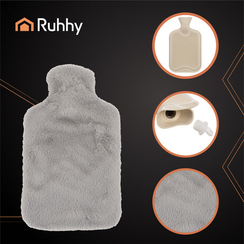 RUHHY The – Ruhhy 26383 1.8L Rubber Hot Water Bottle with Cover – image 11