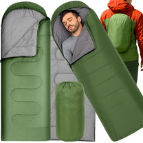RTO The remaining – Green Hooded Mummy-Style Travel Sleeping Bag