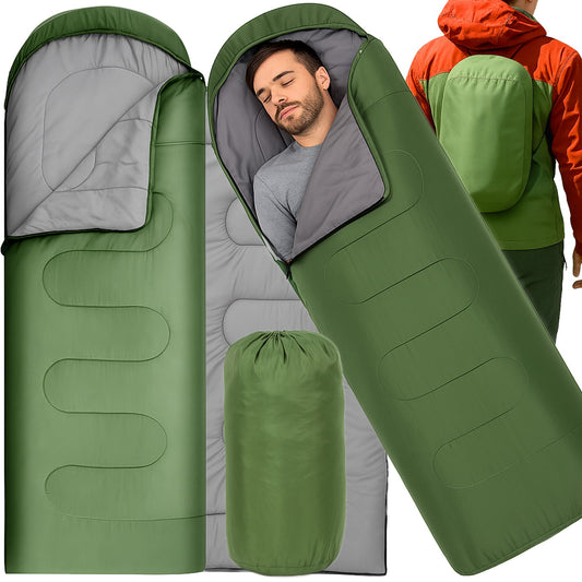 RTO The remaining – Green Hooded Mummy-Style Travel Sleeping Bag