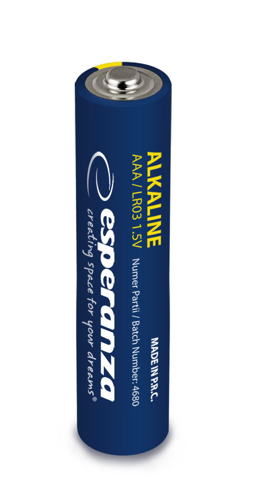 Esperanza Alkaline, coin-cell – EZB102 Esperanza AAA Alkaline Batteries, 4-Pack, Blister Pack – image 2