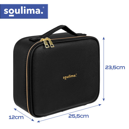 SOULIMA The remaining – Soulima 27236 Cosmetic Case with LED Mirror – image 2