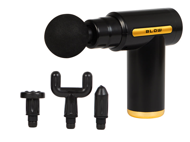Blow Massagers – 44-349# Blow Wave 3000 Massage Gun + 4 Attachments