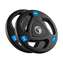 Rebel Rubber-coated cast iron Olympic weights, set of 2x15 kg, 51 mm hole, REBEL ACTIVE