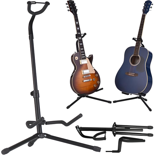 RTO Guitar Stand, Guitar Tripod, Adjustable Guitar Hanger with Lock - o040