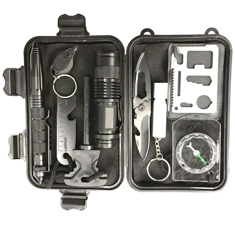 ATL Survival (gloves, fire starters, belts – AG772A 10-in-1 Survival Essentials Kit