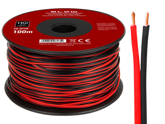 Blow Speaker Cables – 73-371# Speaker wire, 2x0.35 mm, black and red