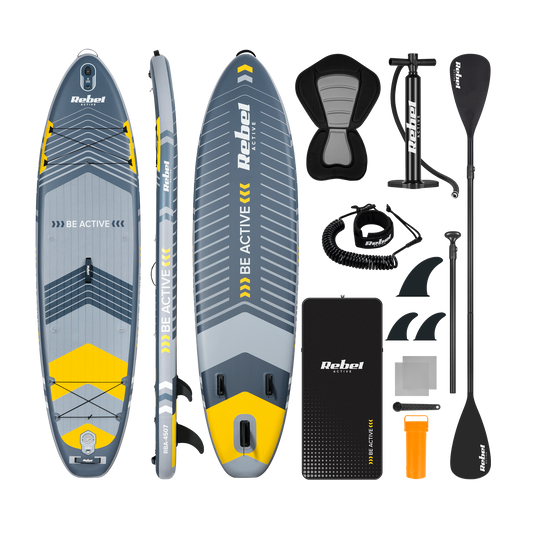 Rebel Inflatable boats, kayaks – REBEL ACTIVE RBA-4507 SUP Board - Gray