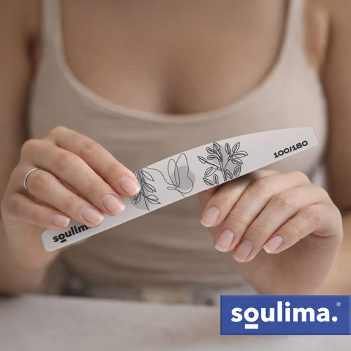 SOULIMA The – Slim Nail File - Boat Shape, 100 pcs. Soulima – image 12