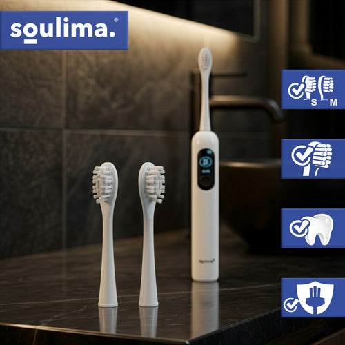 SOULIMA The remaining – White Toothbrush Heads, 2-Pack, Soulima 26929 – image 4